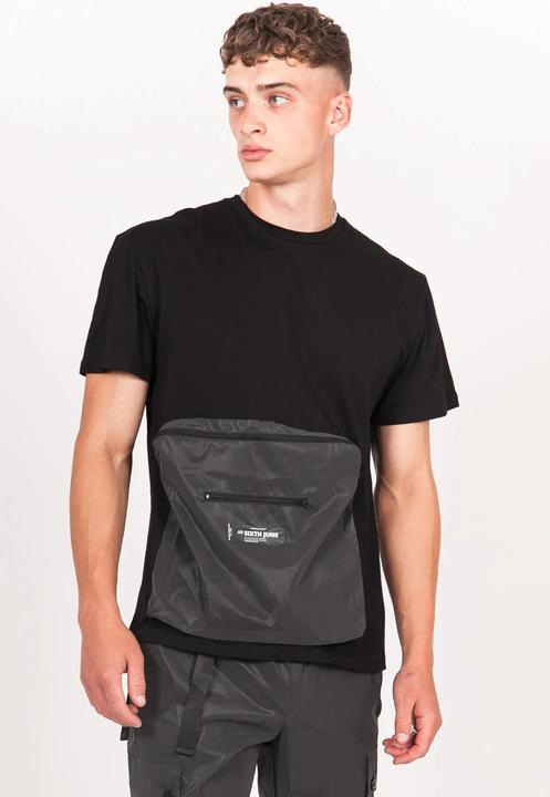 Actual product image Sixth June Reflective T-shirt with large pocket (L)