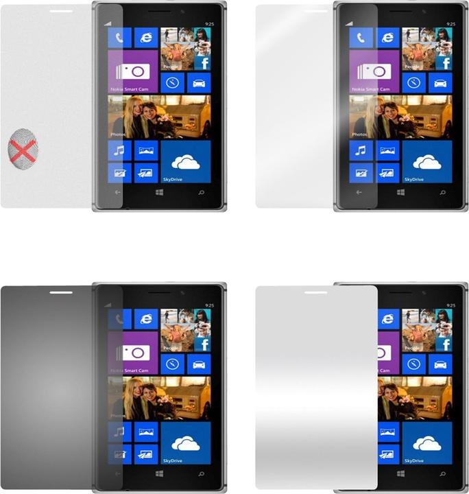 Actual product image Cadorabo 4x protective film (1 Piece, Nokia Lumia 925)