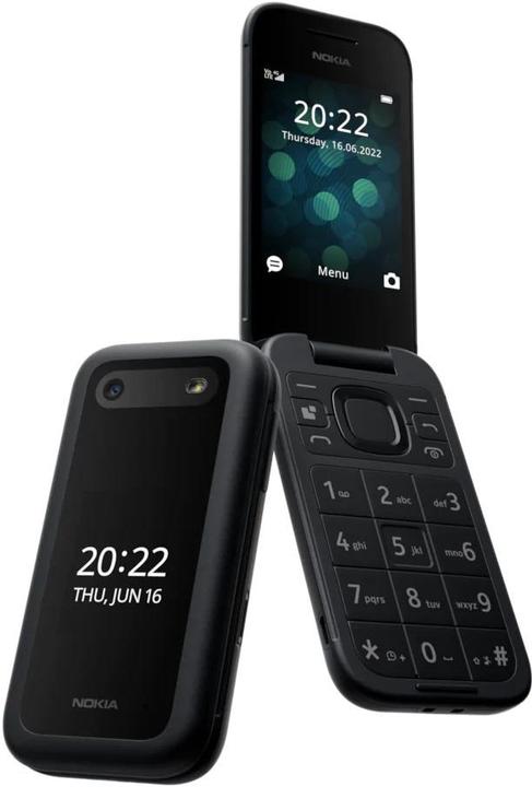 Immagine prodotto Nokia 2660 (nero) DS 2,8" TFT LCD 240x320/128MB/48MB RAM/microSDHC/BT (2.80", 3 Mpx, 4G)