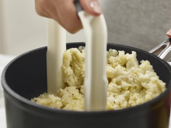 Actual product image Joseph Joseph Easy-Mash Ergonomic Potato Masher - White