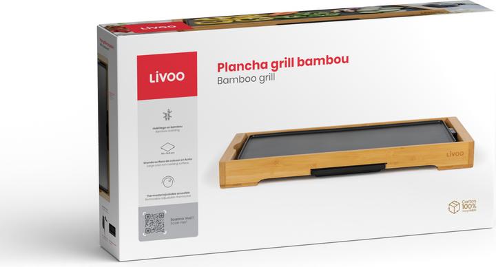 Actual product image Livoo Bambus-Grillplatte