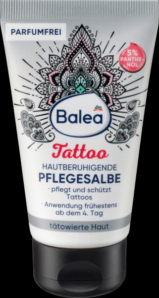 Produktbild dm Balea Tattoopflege Hautberuhigende Pflegesalbe (50 ml)