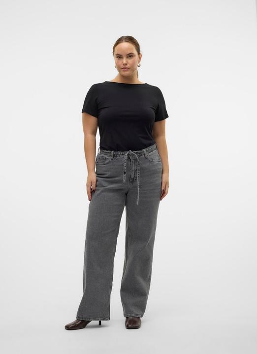 Actual product image Vero Moda VMCTESSA Hohe Taille Weiter Beinschnitt Jeans Weit geschnitten (48)