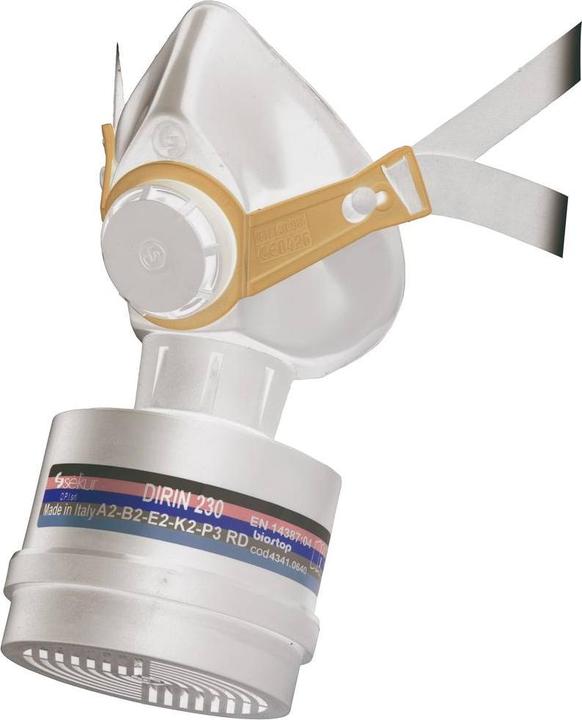 Produktbild Ekastu Sekur Atemschutz Halbmaske ohne Filt (Keine offizielle Schutzklasse, 1 x)