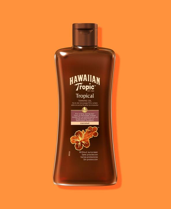 Actual product image Hawaiian Tropic Tropical Tan Oil Dark (Self tanning oil, 200 ml)