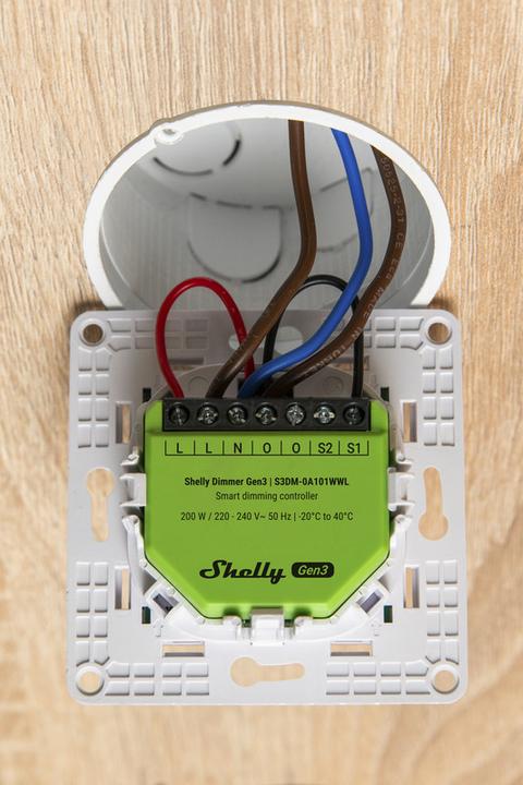 Immagine prodotto Shelly Dimmer Gen3 (Attuatore dimmerabile)