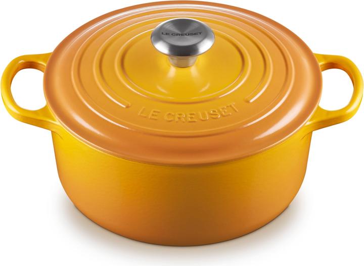 Immagine prodotto Le Creuset Tostapane Signature rotondo 24 cm Nectar (24 cm, Pirofila + casseruola, Ghisa, Smalto)