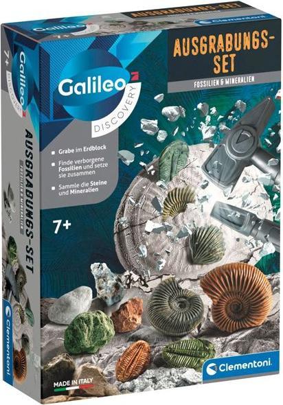Actual product image Clementoni Excavation set fossils & minerals