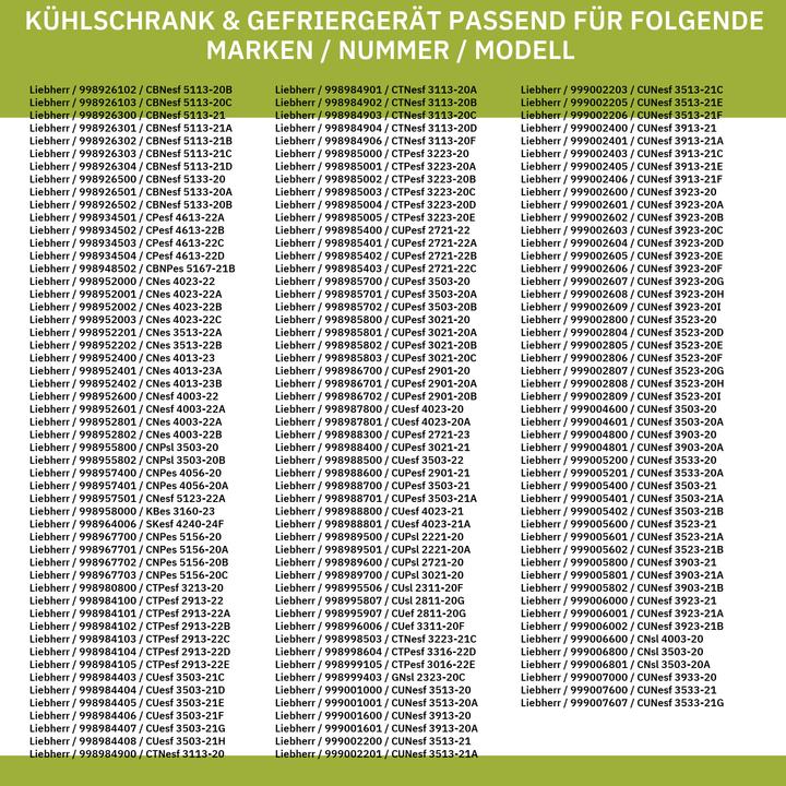 Produktbild Europart Türgriff wie LIEBHERR 9590178 Reparatursatz für Kühlschrank
