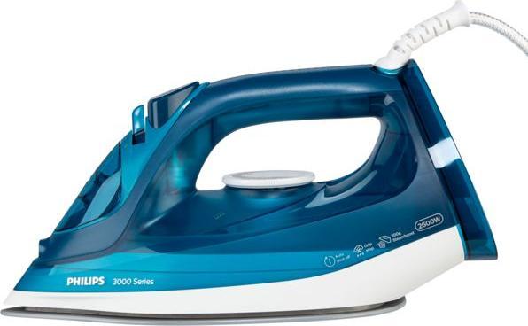 Image du produit Philips 3000 series DST3040/70 Fer à repasser à vapeur Semelle en céramique (2400 W, 200 g/min)