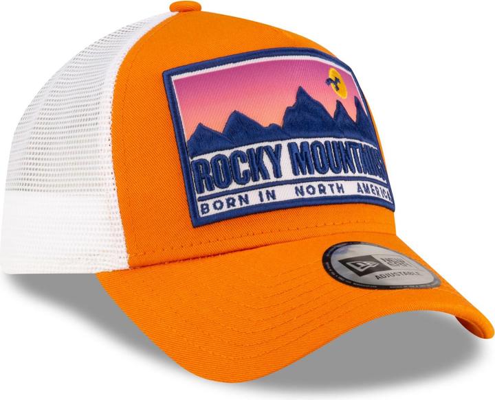 Produktbild New Era 9Forty A-Frame Trucker Cap - Rocky Mountains Orange (One Size)