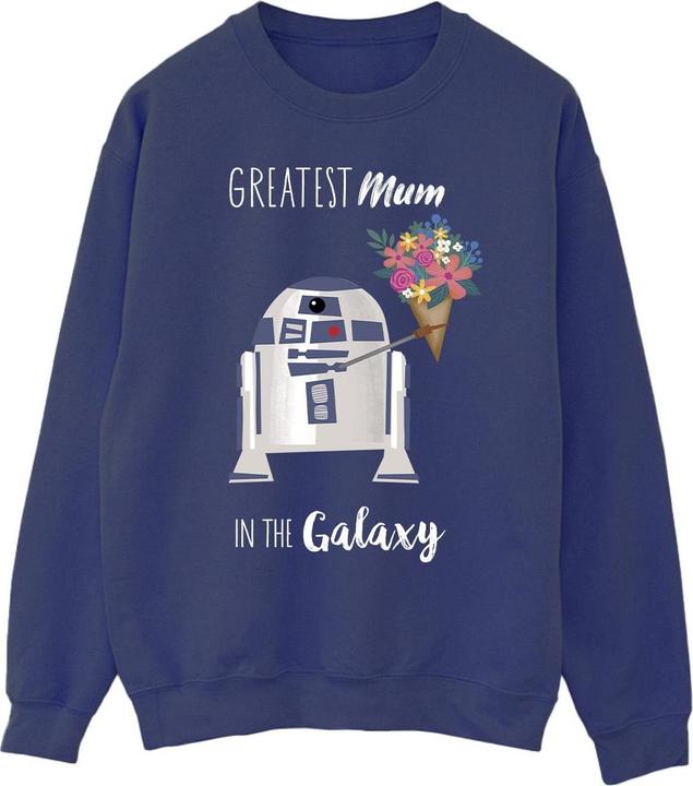 Actual product image Star Wars Mens R2D2 Greatest Mum Sweatshirt (XL)