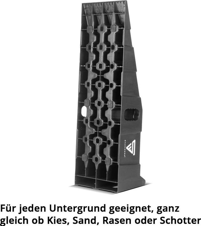 Produktbild Stahlwerk Stufenkeil GT-15 ST 2er Set mit 6 t Tragkraft Auffahrkeil Unterlegkeil