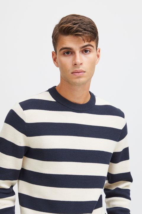 Actual product image Casual Friday CFKarl striped crew neck knit 20505003 (XXL)