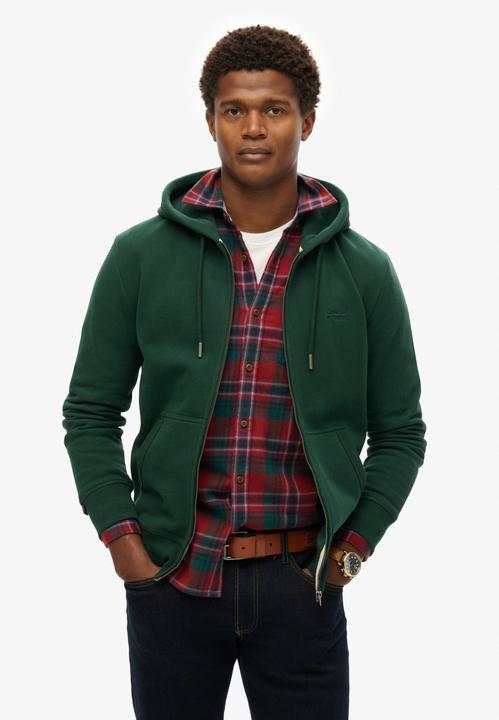 Produktbild Superdry ESSENTIAL LOGO ZIP HOODIE HB Heren Vest (XL)