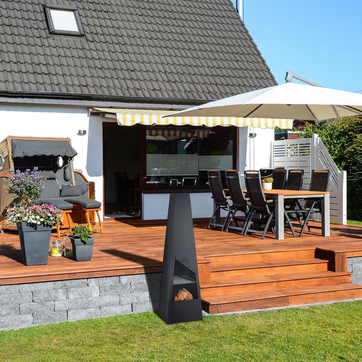 Produktbild Relaxdays Gartenkamin