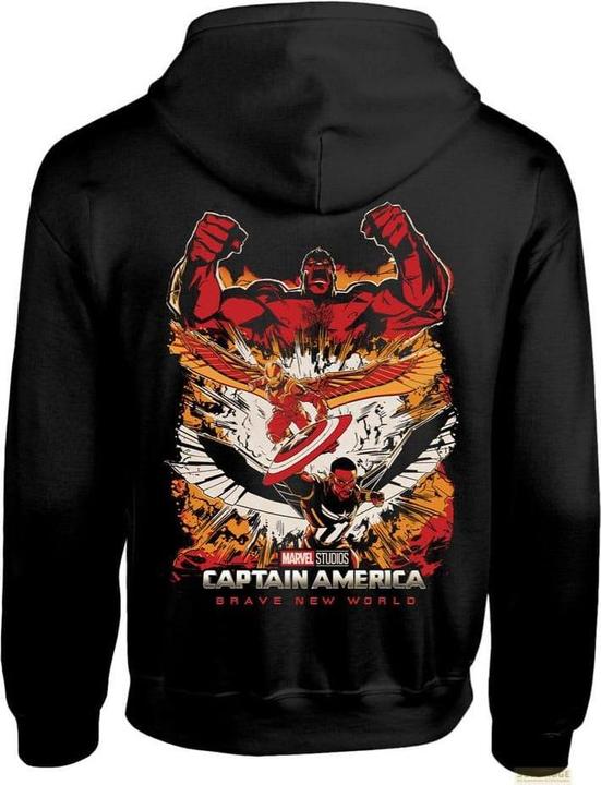 Produktbild Heroes Inc Captain America Brave New World Kapuzenpullover Crushed Sheild Grösse XL (XL)