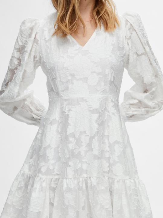 Actual product image Selected Femme Floral long sleeve mini dress (38)