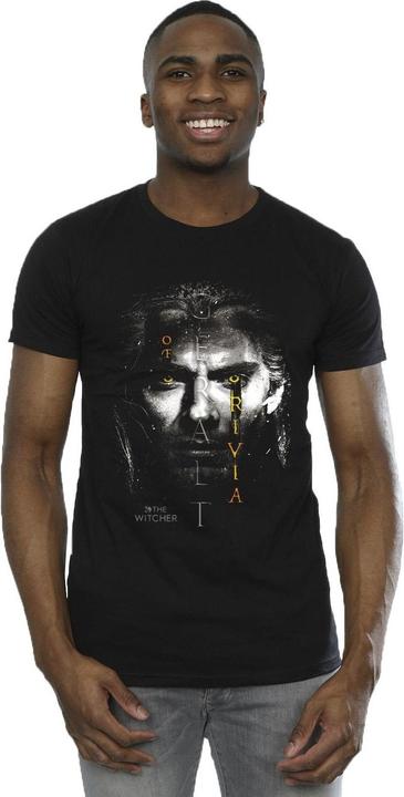 Immagine prodotto Netflix The Witcher Geralt Glowing Eyes Maglietta Uomo (L)