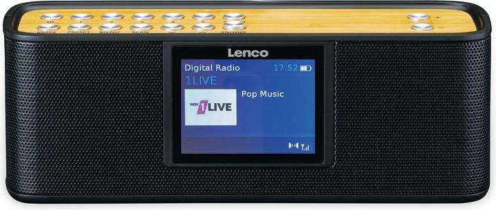 Image du produit Lenco PDR-045BK (DAB+ DAB, FM, Bluetooth)