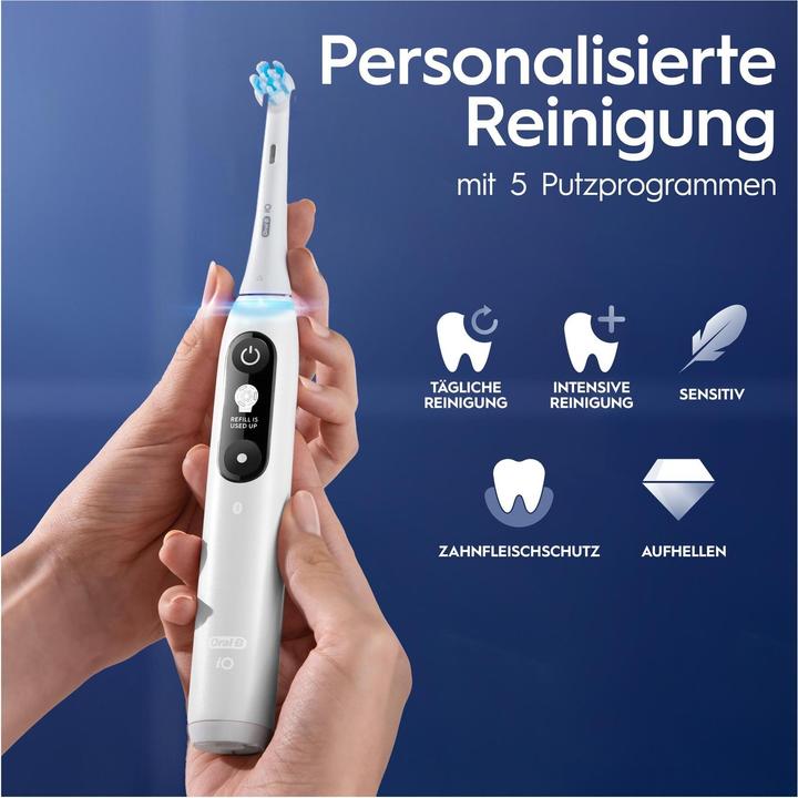 Immagine prodotto Oral-B iO Series 6, White Luxe Edition Elektrische Zahnbürste (Spazzolino oscillante)