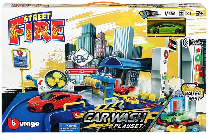 Actual product image Bburago Car wash including 1x model car