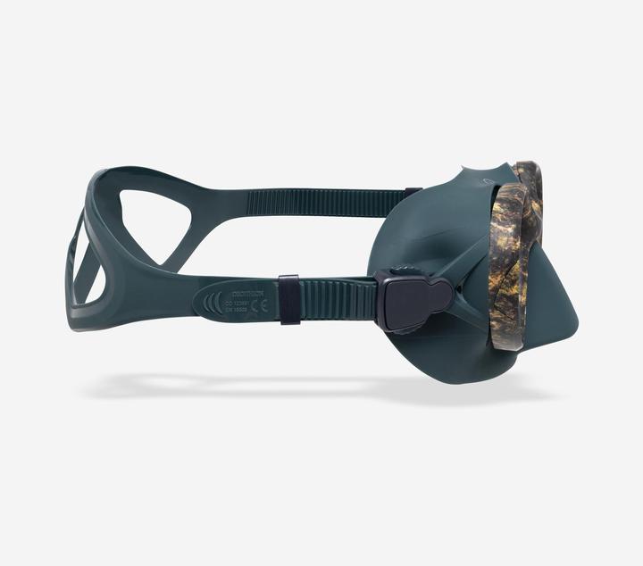 Produktbild Subea Tauchmaske Apnoetauchen Antibeschlag kleines Volumen - 500 Dual LV camouflage