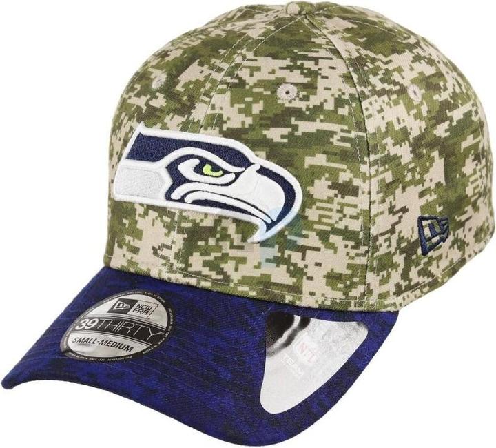 Actual product image New Era NFL - Seattle Seahawks - Digi Camo 39Thirty Cap Green LXL (59, 60, 62)