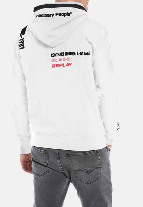 Produktbild Replay Jacke Kapuzensweatjacke (XXL)