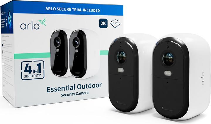 Actual product image Arlo Essential 2 2K Outdoor Camera 2-pack (2560 x 1440 Pixels)