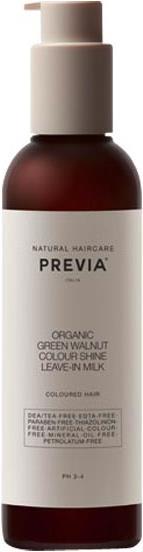 Actual product image Previa Organic Green Walnut Colour Shine Leave-In Milk (200 ml)