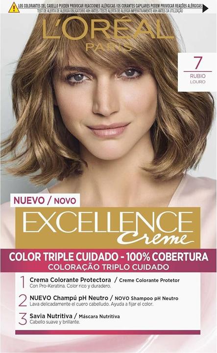 Image du produit L'Oréal Paris EXCELLENCE Encre crème #7 rubio (#7 rubio)