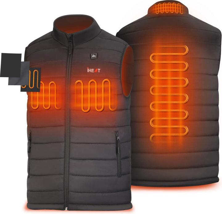iHeat Beheizte Weste, Schwarz M (M)