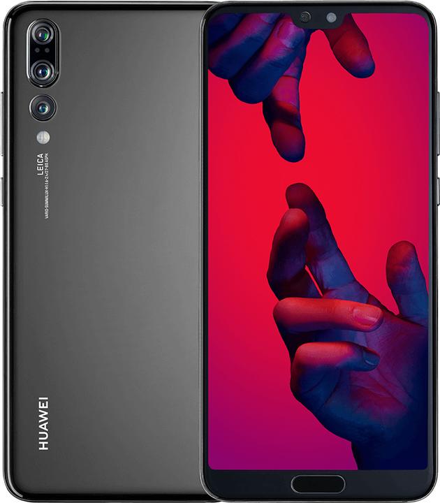 Huawei P20 Pro (128 GB, Black, 6.10", Dual SIM, 40 Mpx, 4G)