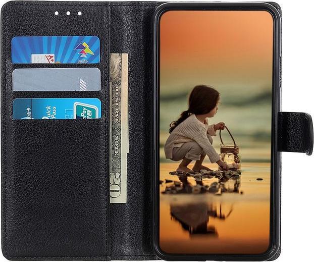 Actual product image MU Classic Litchi Leather Bookcover Series (Xiaomi Redmi 9)