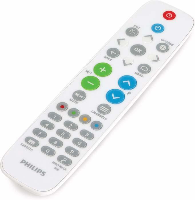 Image du produit Philips Télécommande 22AV1604B/12 Hotel TV Healthcare (Télécommande spécifique à l'appareil, Infrarouge)