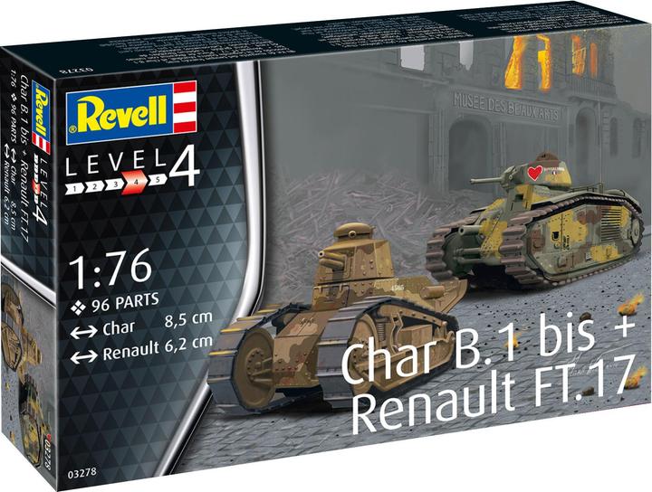 Immagine prodotto Revell Char B.1 a Renault FT.17