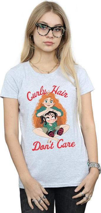 Actual product image Disney Womens/Ladies Wreck It Ralph Merida And Vanellope Cotton T-Shirt (XXL)