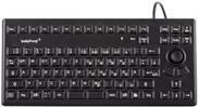 Produktbild Gett InduProof3 Silikon Tastatur mit Maussteuerung IP68 wasserdicht desinfizierbar schwarz 86 Tasten (DE, Kabelgebunden)