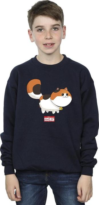 Actual product image Disney Boys Big Hero 6 Baymax Kitten Pose Sweatshirt (140, 146)