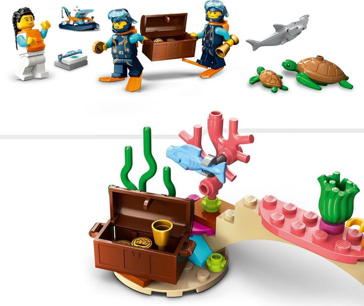 Immagine prodotto LEGO Barca da ricerca marina (60377, LEGO City)
