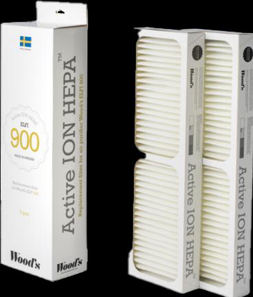 Actual product image Wood's Active ION-HEPA Filter GRAN 900 (2 Stk.) (2 x)