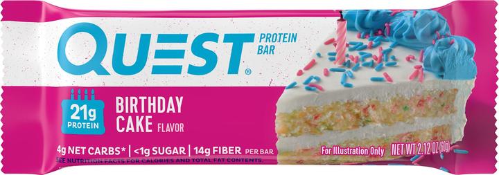 Actual product image Quest Nutrition Bar (Birthday cake, 1 pcs., 720 g)