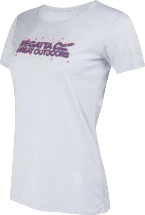 Actual product image Regatta Womens/Ladies Fingal VIII Logo Marl T-Shirt (48 D)