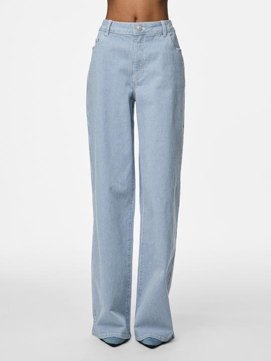 Produktbild Pieces PCBILLO MW GESTREIFTE Wide Fit Jeans (M)