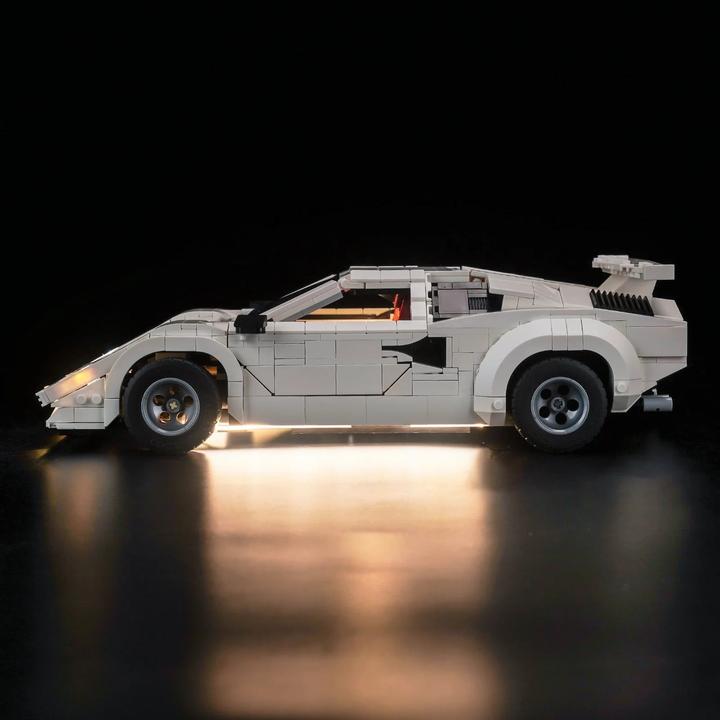 Actual product image BrickBling LED light set for LEGO - Lamborghini Countach (10337) incl. remote control