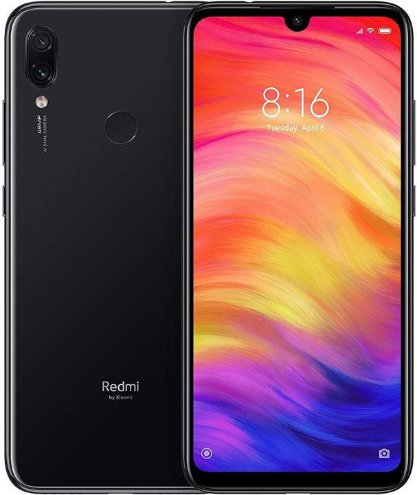 Xiaomi Redmi Note 7 (128 GB, Black, 6.30", Hybrid Dual SIM, 48 Mpx, 4G)
