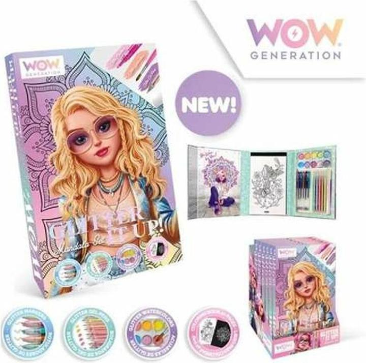 Actual product image WOW Mandala Art Set Glitter it up!