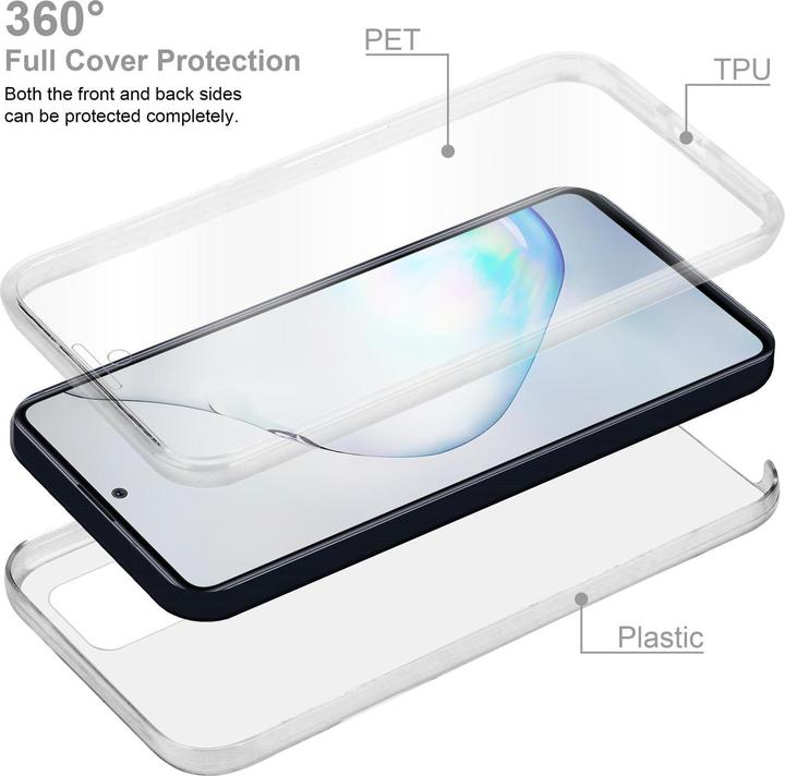 Actual product image Cadorabo TPU 360 Degree Case Cover (Samsung Galaxy A81)
