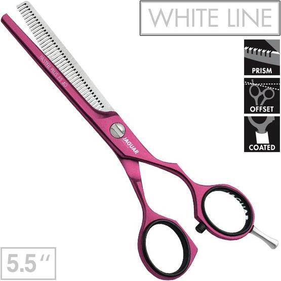 Actual product image Jaguar White Line modeling scissors Pastel Plus Offset ES 40 (13.97 cm)